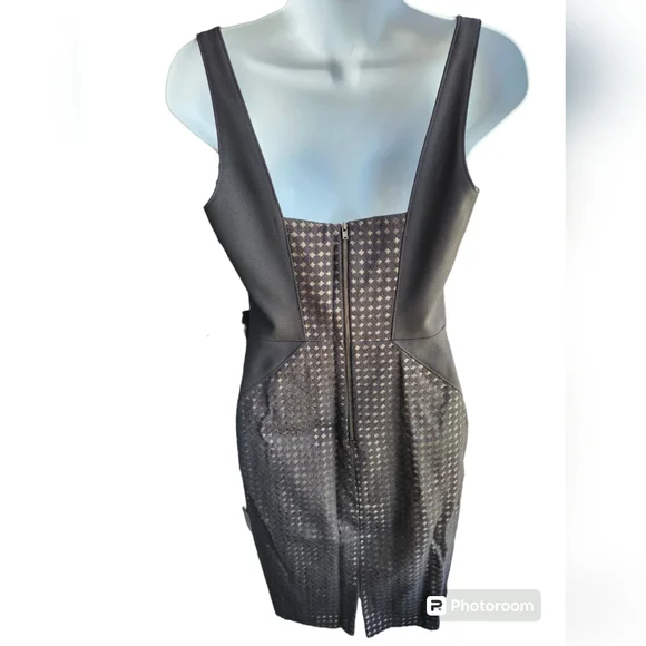 Maggy London Black/Beige Sleeveless Dress Size 2 - Picture 2 of 3